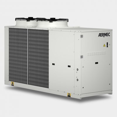 Air-cooled chillers and heat pumps