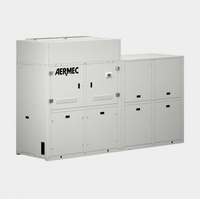 Air-cooled chillers and heat pumps